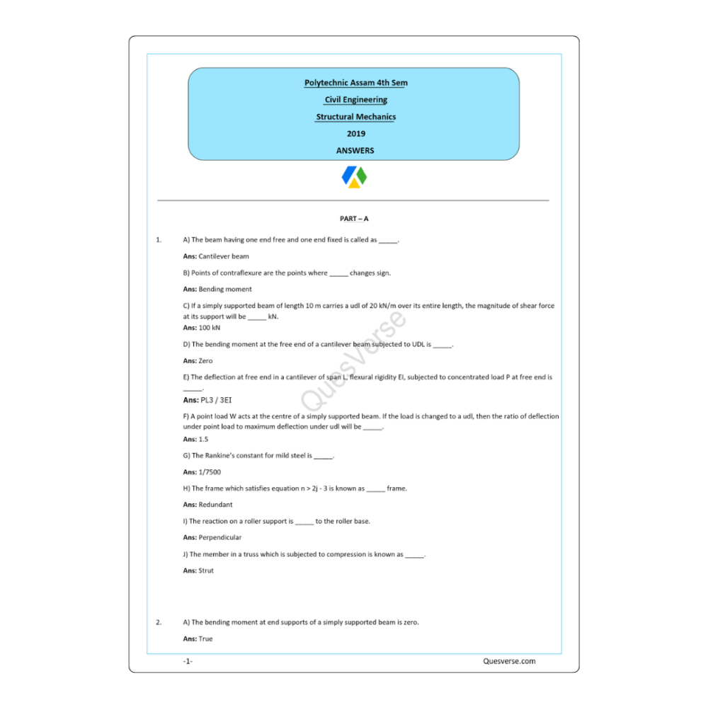 All in one Bundle pack | Civil Engineering | PYQ Solutions | 4th Sem Polytechnic Assam - Image 4