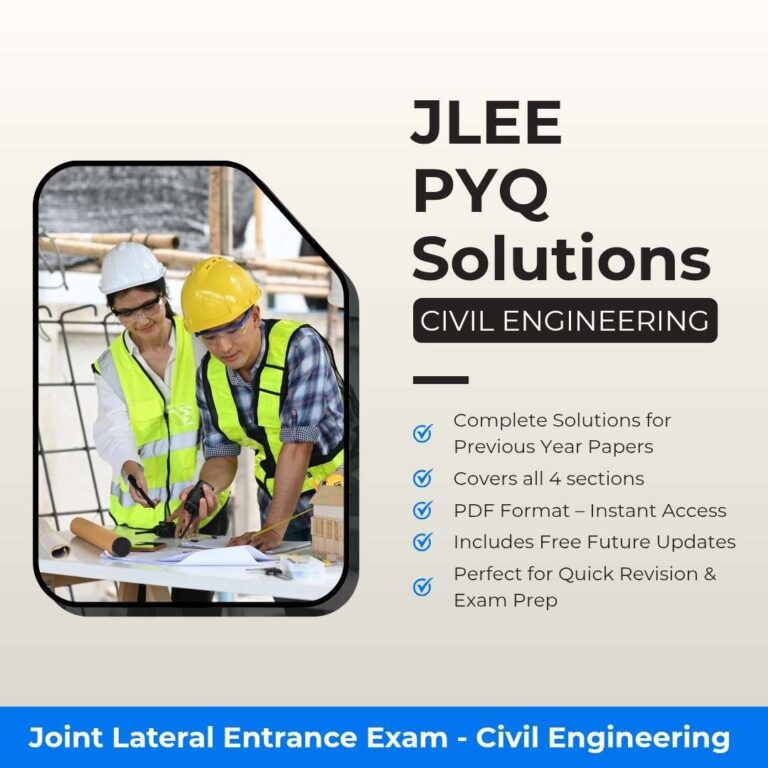 Joint Lateral Entrance Exam | Civil Engineering | PYQ Solutions
