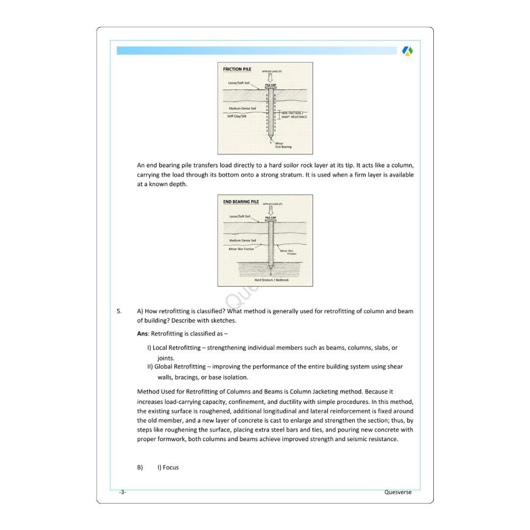 Advanced Building Construction & Earthquake Resistant Technology | Civil Engineering | PYQ Solutions | 5th Sem-Polytechnic Assam - Image 3