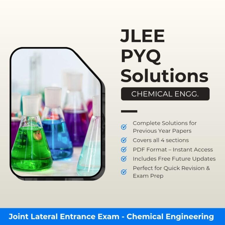 Joint Lateral Entrance Exam | Chemical Engineering | PYQ Solutions