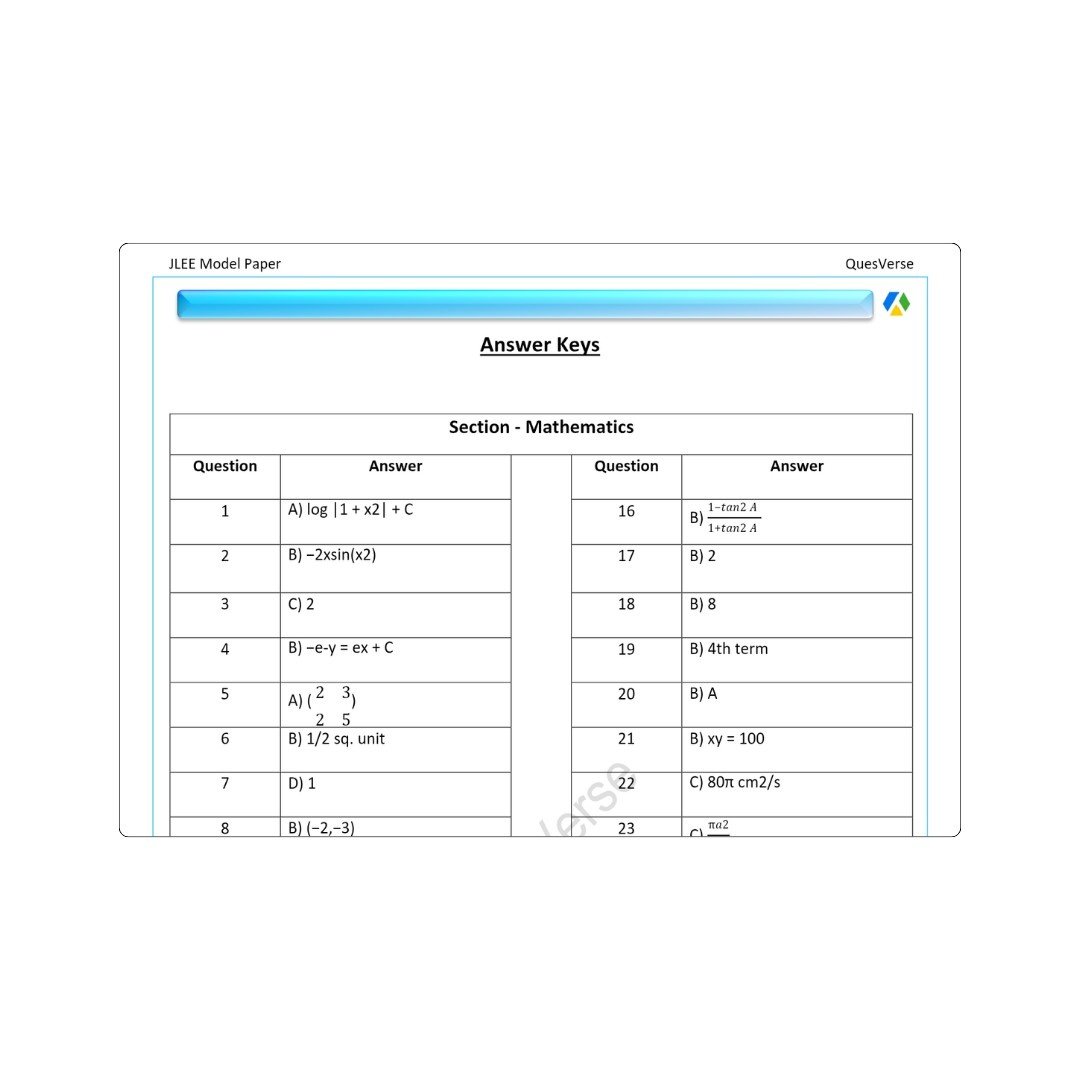 Joint Lateral Entrance Exam | Civil Engineering | Model Question Paper 2026 - Image 6