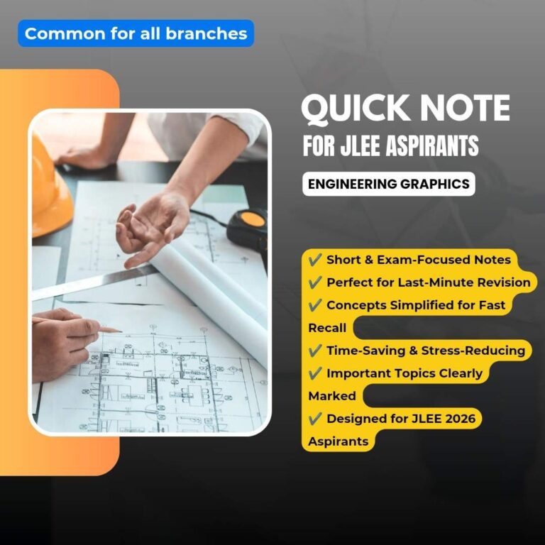 Joint Lateral Entrance Exam | Engineering Graphics | Quick Note