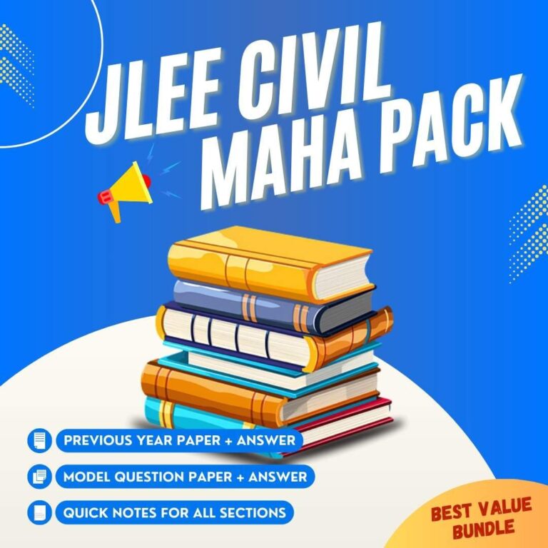 Joint Lateral Entrance Exam (JLEE) | Civil Engineering | Maha Pack